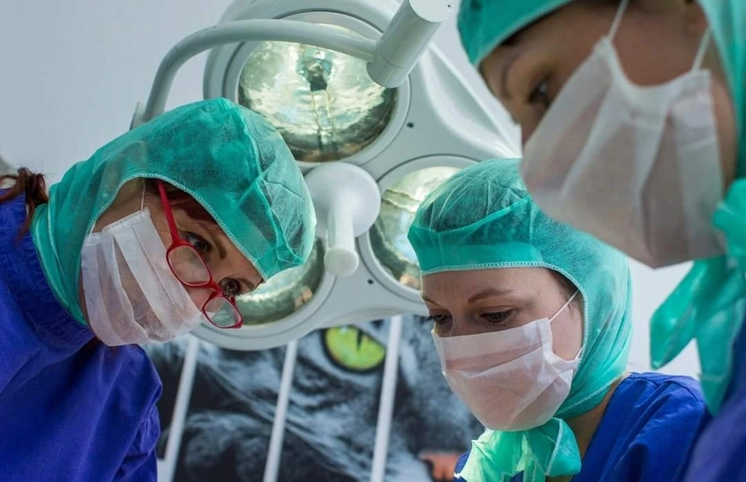 Ärzte auf der chirurgischen Station
